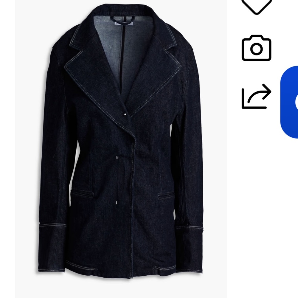Dark Denim Blazer - Picture 2 of 5